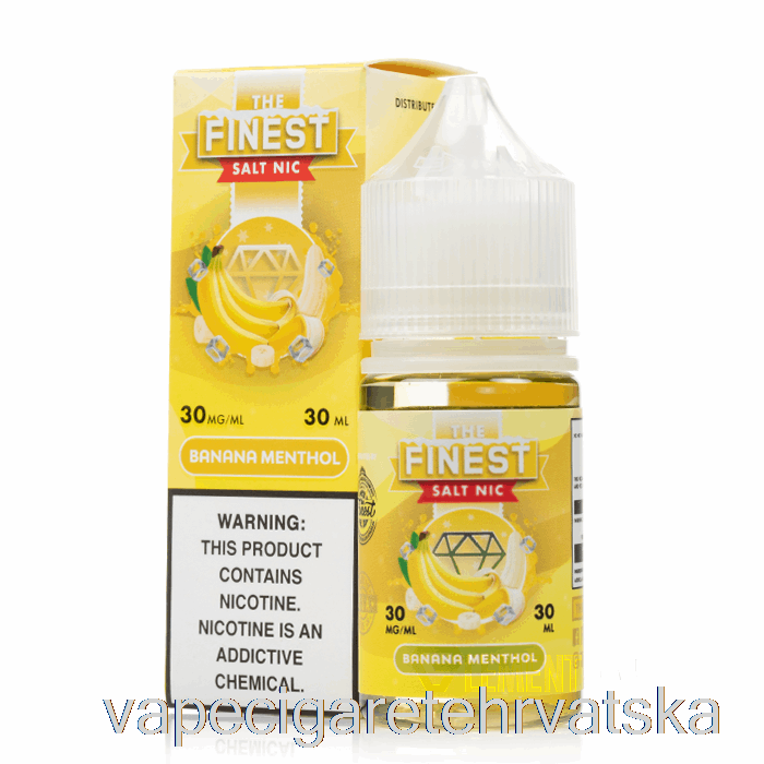 Vape Hrvatska Banana Mentol - Najfinija Sol Nic - 30ml 50mg